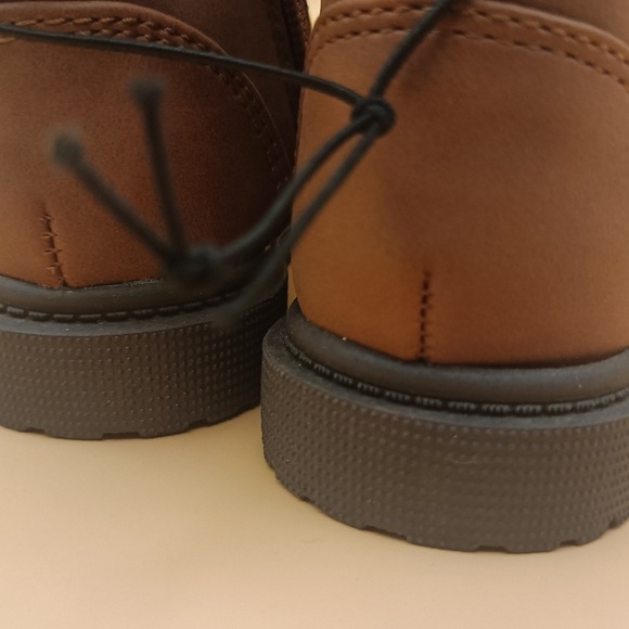 Wonder Nation Tan Kids Boots with Knit Trim - Picture 11 of 11